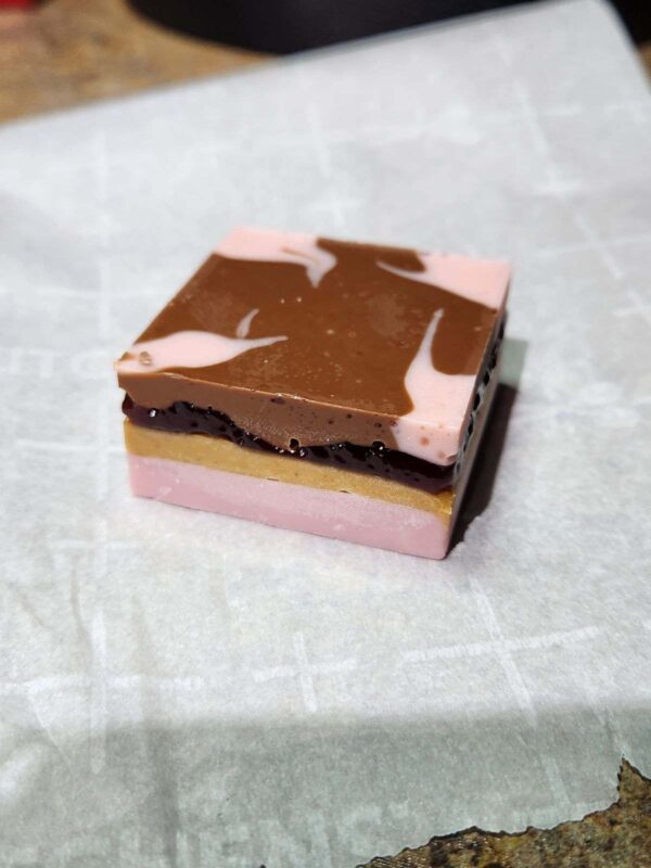 Chocolate Peanut butter and Jelly Squares - Image 2